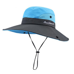 Convenient Folding Mountaineering Sun Hat UV Shade Outdoor Cap