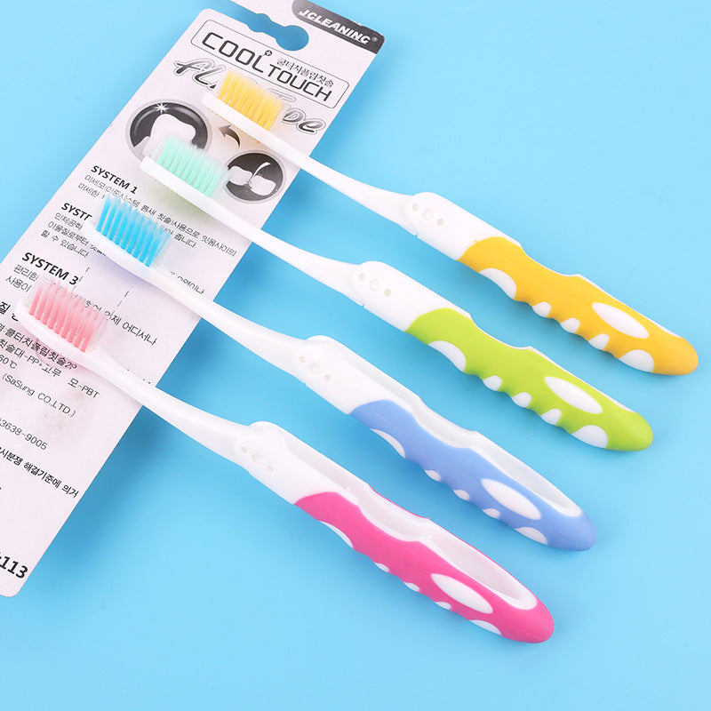 2pcs Portable Folding Travel Toothbrushes Soft Bristle