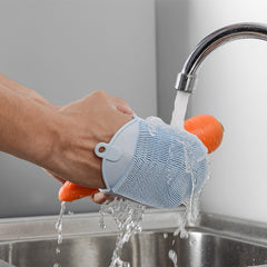 TPE Soft Bristle Cleaning Brush- Kitchen & Shower Cleaning, Reusable