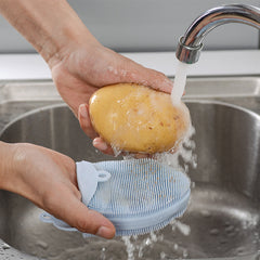 TPE Soft Bristle Cleaning Brush- Kitchen & Shower Cleaning, Reusable