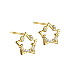 S925 Star Stud Earrings Girl Small Earrings For Girls
