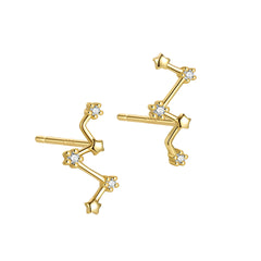 S925 Silver Rhinestone Stud Earrings & Fashionable Jewelry for Women