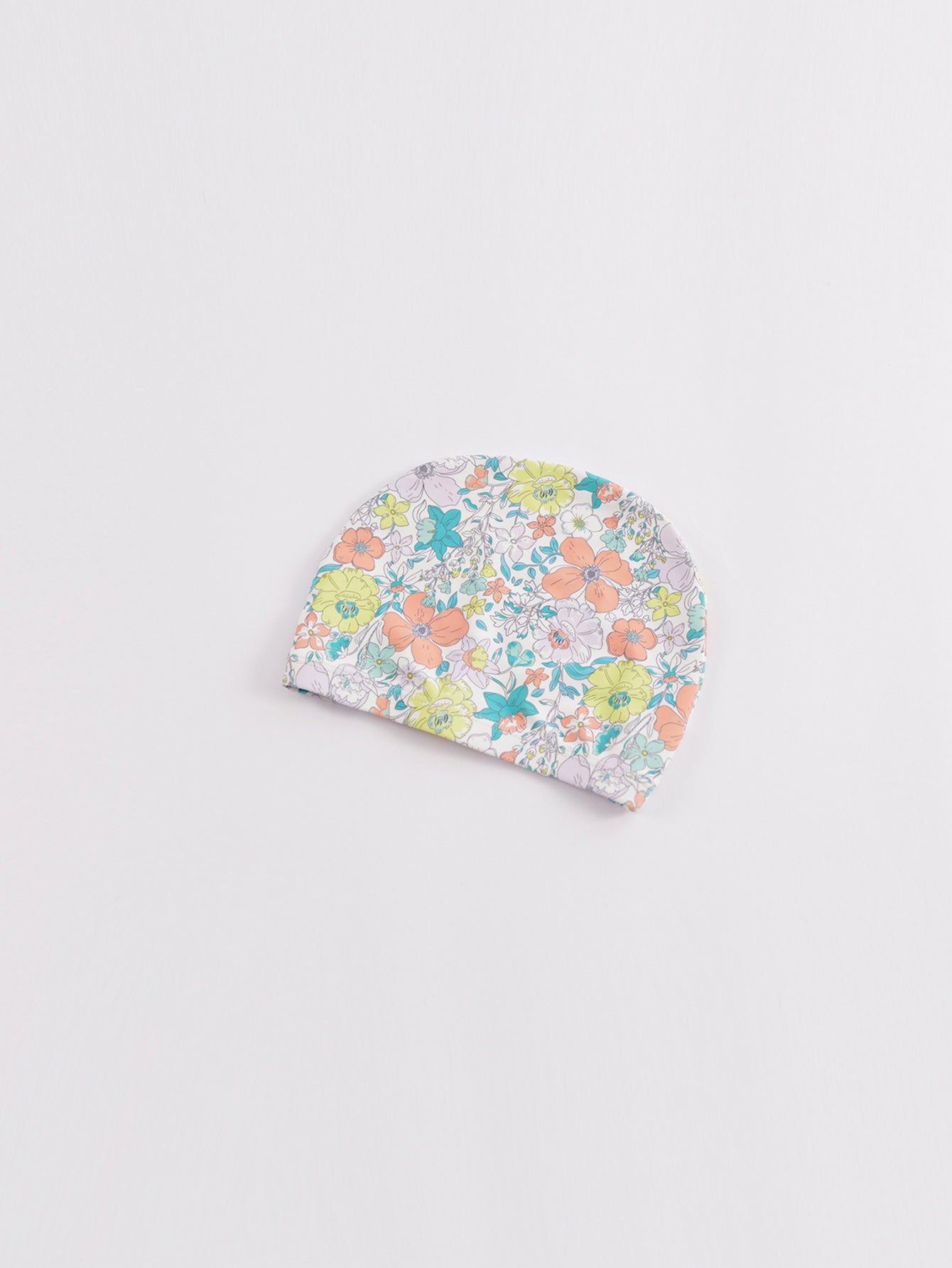 Toddler Girls Fish Pattern Swimsuit & Swim Hat Set