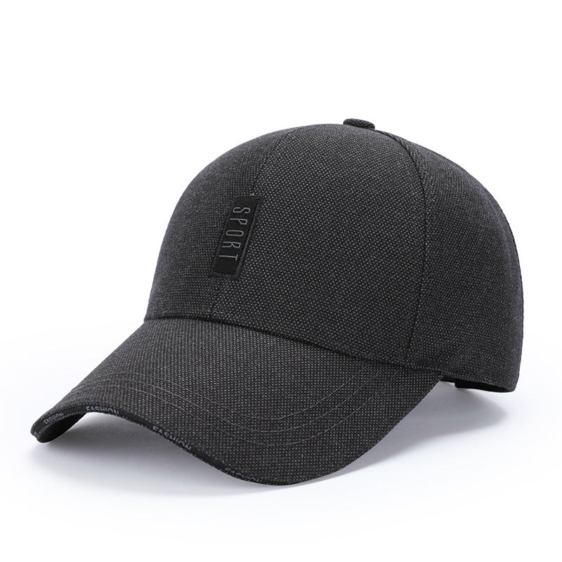 Casual Letter Embroidery Baseball Cap Lightweight Suns Protection Solid Hat