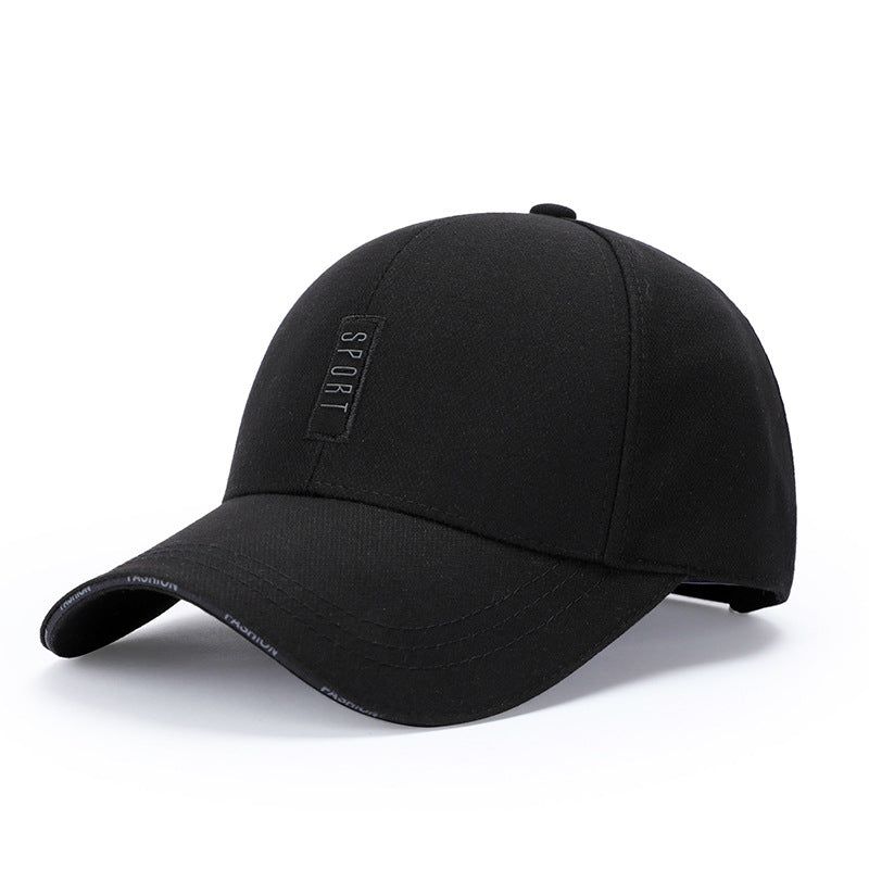 Casual Letter Embroidery Baseball Cap Lightweight Suns Protection Solid Hat