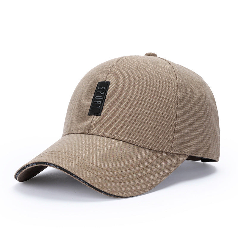 Casual Letter Embroidery Baseball Cap Lightweight Suns Protection Solid Hat