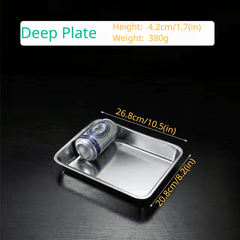 Stainless Steel Serving Tray for Parties and Desserts