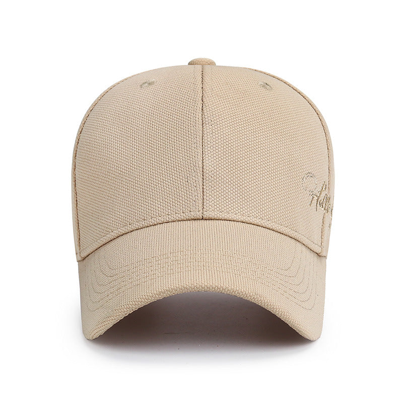 Letter Embroidery Baseball Cap Lightweight Sunshade Hat