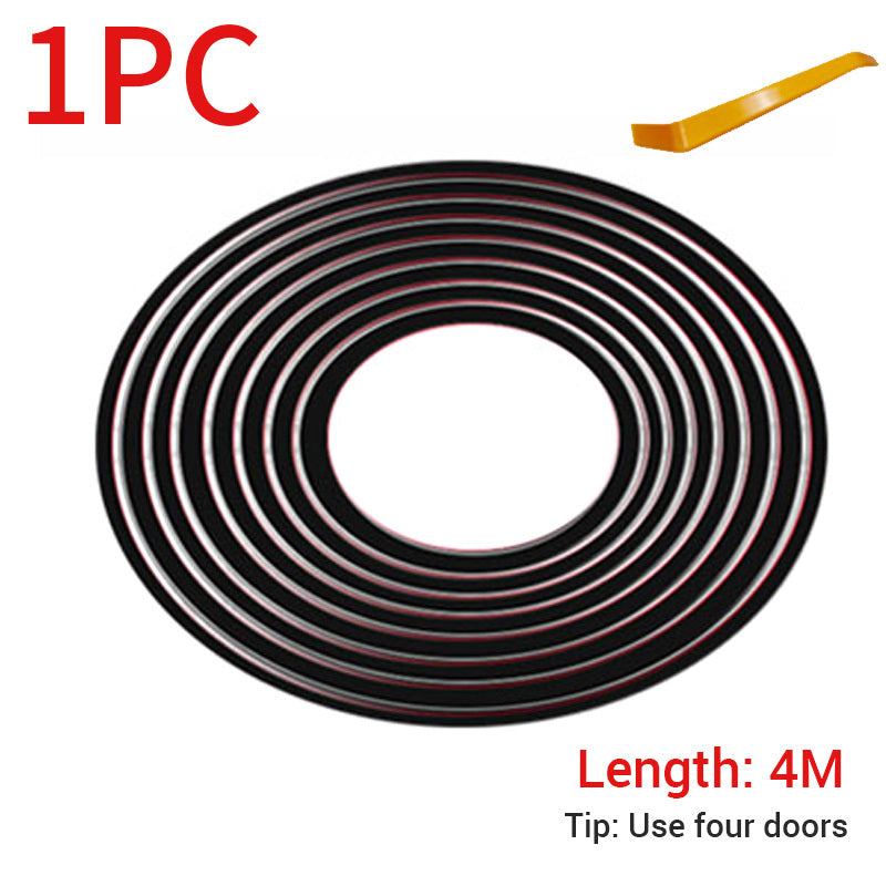 V Shape Car Seal Strip 2 4m 78 74 157 48in Auto Side Window Rubber Sealing