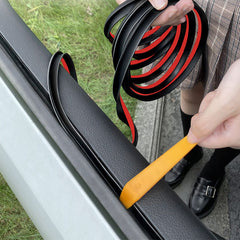 V Shape Car Seal Strip 2 4m 78 74 157 48in Auto Side Window Rubber Sealing