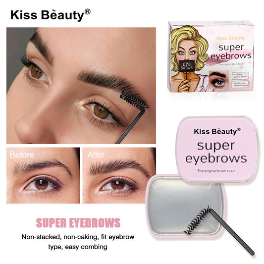 Transparent Eyebrow Wax Eyebrow Shaping Soap Cream Pomade