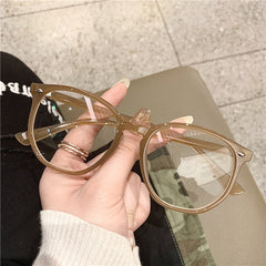 Light Blocking Glasses Classic Square Clear Lens Anti Eyestrain