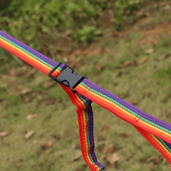 Rainbow Striped Camp Storage Strap Durable Portable Camping Rope