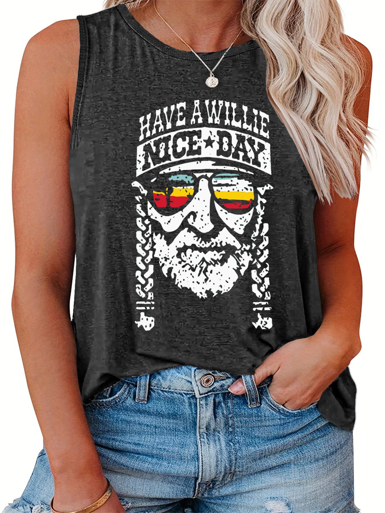 Women's Figure Print Tank Top