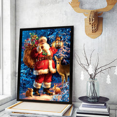 DIY Christmas Santa Diamond Painting Kit Full Round Diamond