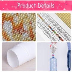 DIY Christmas Santa Diamond Painting Kit Full Round Diamond