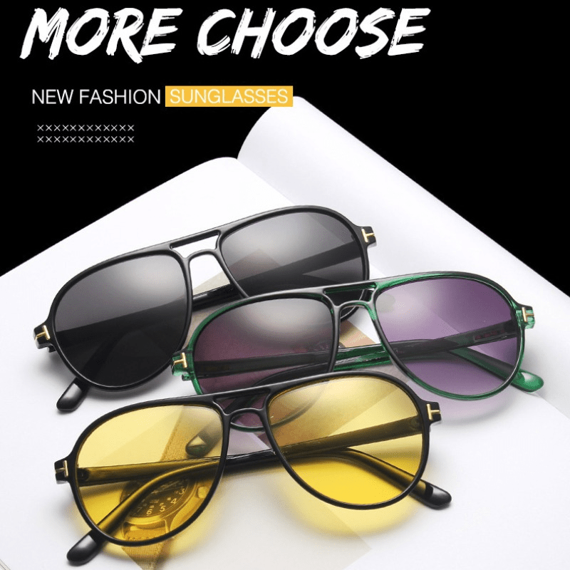 Gradient Aviator Sunglasses UV400 Sun Shades for Driving