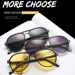 Gradient Aviator Sunglasses UV400 Sun Shades for Driving