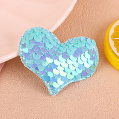Sequin Heart Hair Clips Hair Hoop for Girls