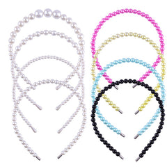 Kids Large Pearl Headband French Mori Beaded Hairpin
