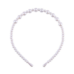 Kids Large Pearl Headband French Mori Beaded Hairpin