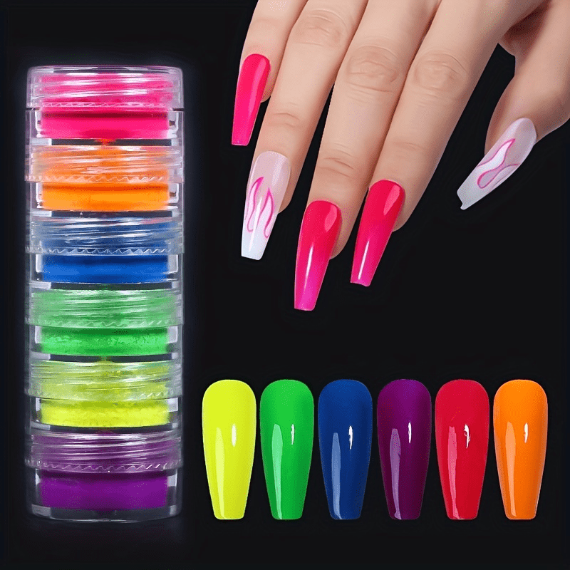 6 Resin Confetti Foil Filler for DIY Nail Art & More