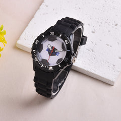 Boys Silicone Football Watch Set Kids Necklace Bracelet Coin Purse