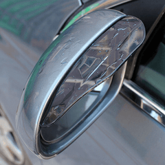 Carbon Fiber Rearview Mirror Rain Eyebrow Visor Sun Snow Cover