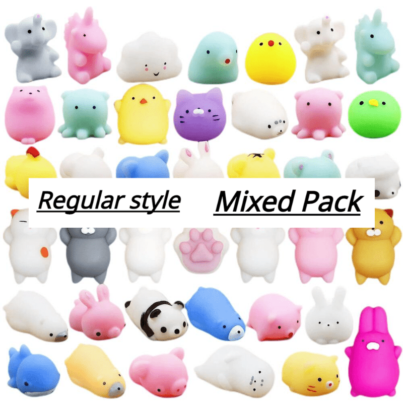 Cartoon Animals Stress Relief Toys for Children's Birthday Prizes