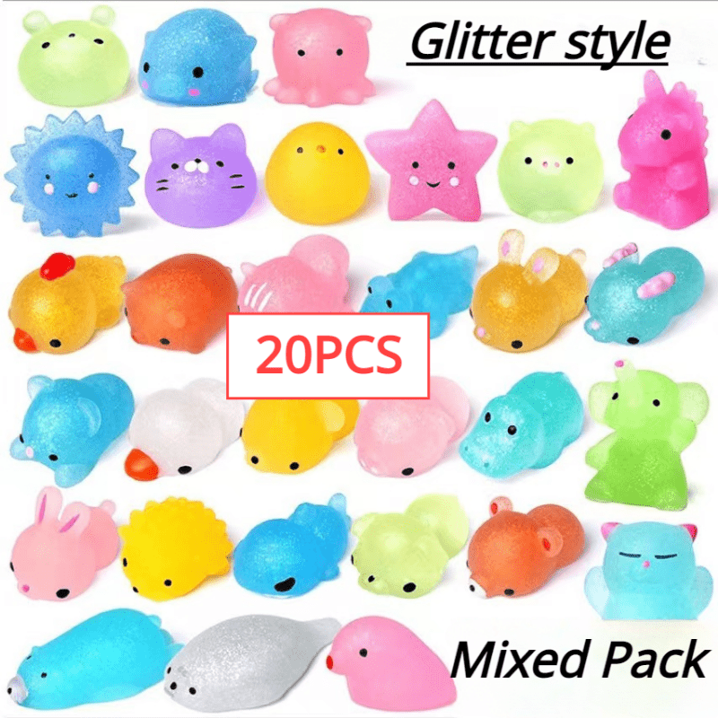 Cartoon Animals Stress Relief Toys for Children's Birthday Prizes
