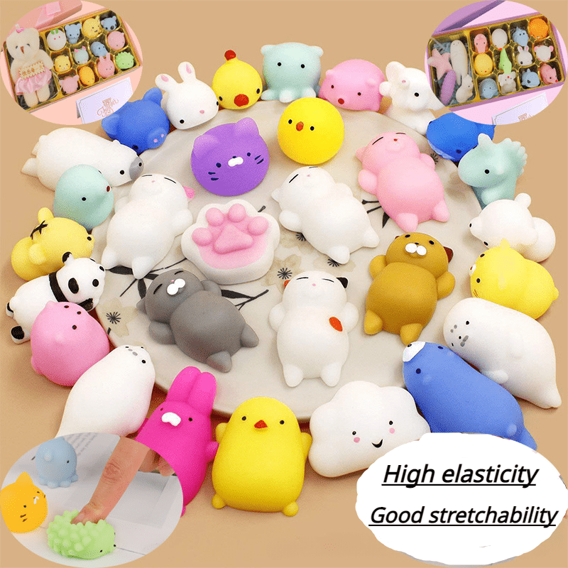 Cartoon Animals Stress Relief Toys for Children's Birthday Prizes
