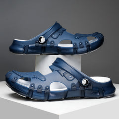 Men's Non Slip Slipper Sandals Comfortable Hollow Out Beach Shoes