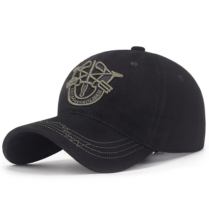 Embroidered Soft Baseball Cap Men's Camouflage Sun Hat