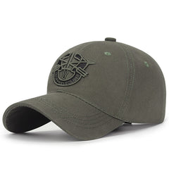 Embroidered Soft Baseball Cap Men's Camouflage Sun Hat