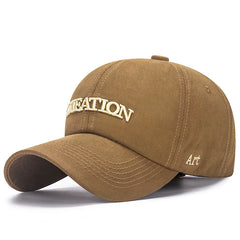 Embroidery Baseball Cap Soft Cotton Sunscreen Hat Dad Hat
