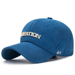 Embroidery Baseball Cap Soft Cotton Sunscreen Hat Dad Hat