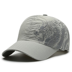 Chinese Style Dragon Baseball Cap Quick-drying Hat Outdoor Sports