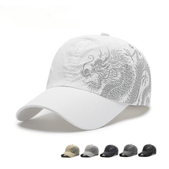 Chinese Style Dragon Baseball Cap Quick-drying Hat Outdoor Sports