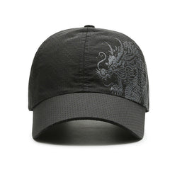 Chinese Style Dragon Baseball Cap Quick-drying Hat Outdoor Sports