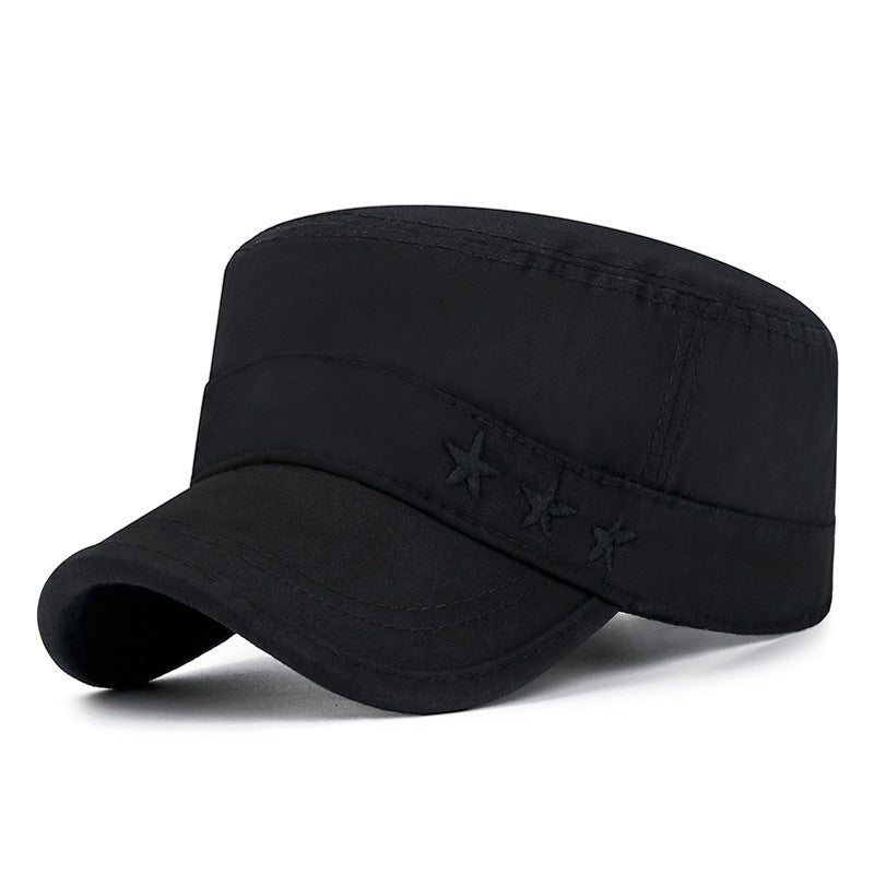 Outdoor Flat Top Cap Casual Cotton Baseball Cap Military Hat Sun Hat