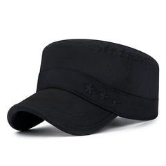 Outdoor Flat Top Cap Casual Cotton Baseball Cap Military Hat Sun Hat