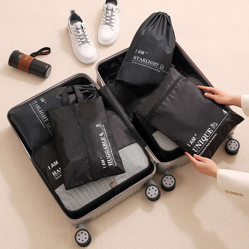 7 Pcs Travel Luggage Bag Sets Dustproof Organizers for Clothes