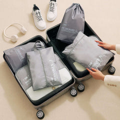 7 Pcs Travel Luggage Bag Sets Dustproof Organizers for Clothes