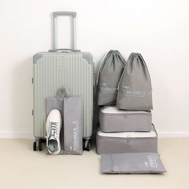 7 Pcs Travel Luggage Bag Sets Dustproof Organizers for Clothes