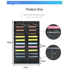 Double Row 10-Layer Hanging File Organizer Bag