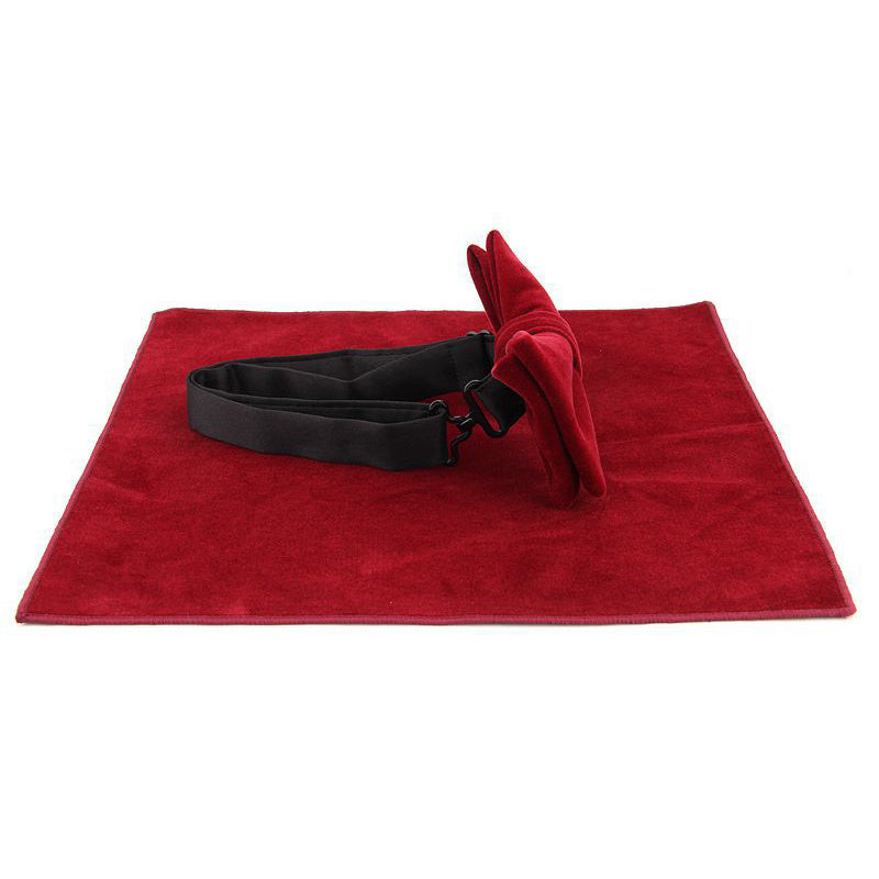 Men's Velvet Bowtie Handkerchief Set Business Wedding Party Tuxedos