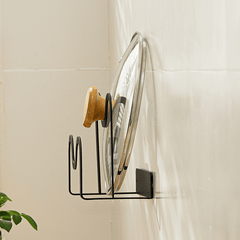 2 Tier Stainless Steel Pot Lid and Cutting Board Rack