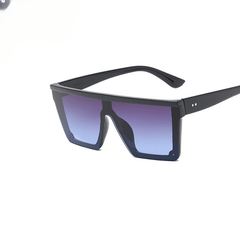 Men's Square Large Frame Sunglasses UV Resistant for Outdoor Beach Vacation