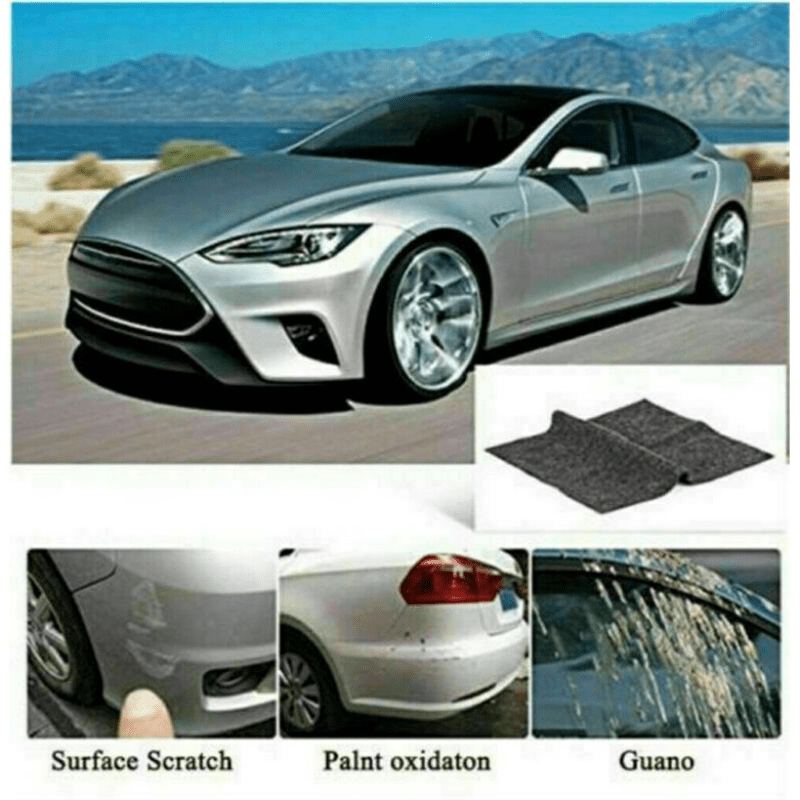 Car Scratch Repair Cloth Nanosparkle Scratch Remover & Microfiber Cloth