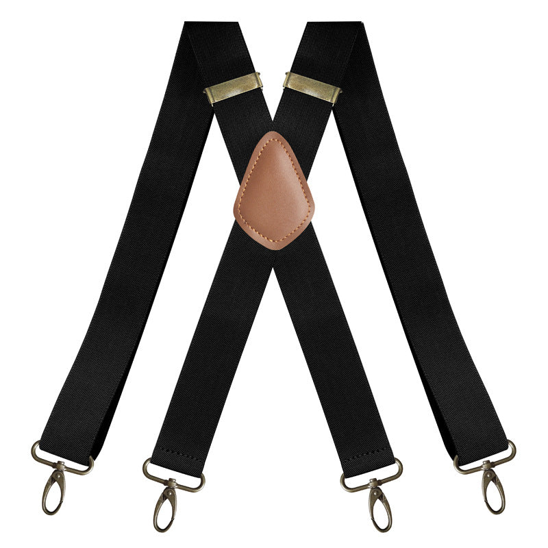 Men's X-Shaped Universal Strap Clip Antique Copper Buckle